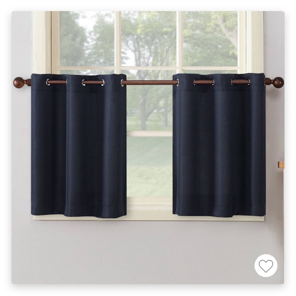 Navy Curtains